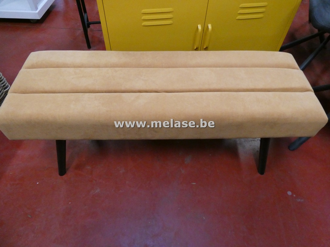 Zitbank "geel/bruin"