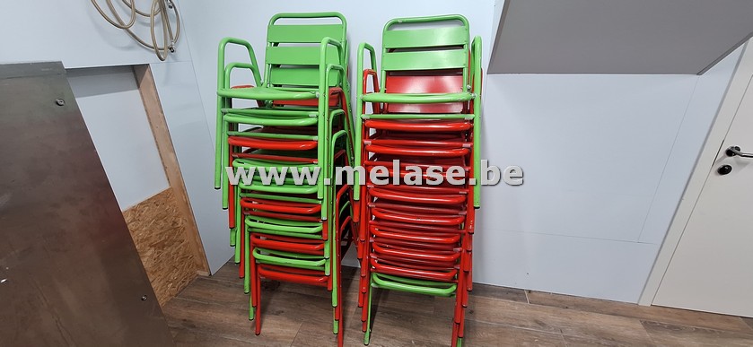 Stoelen "Vega - metaal"