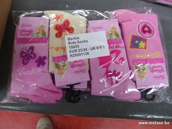 Kindersokken "Barbie"