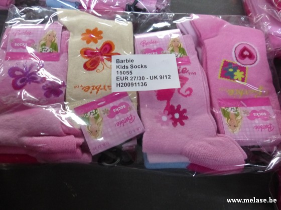 Kindersokken "Barbie"