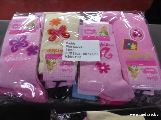 Kindersokken "Barbie"