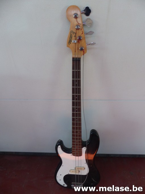 Elec. gitaar "Encore - zwart/wit"