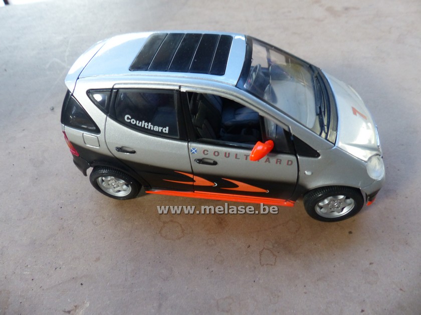 Miniatuurauto "Mercedes A - Coulthard"