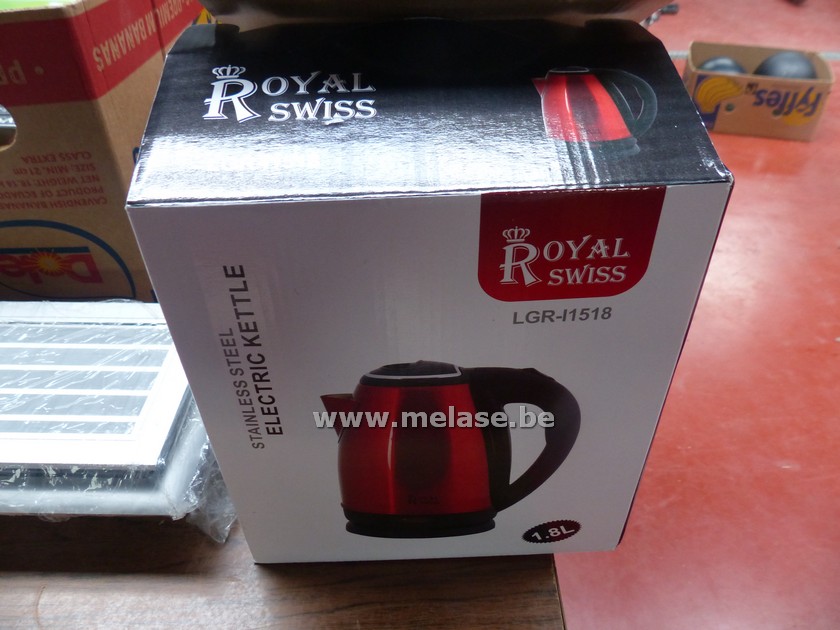 Waterkoker "Royal Swiss - rood"