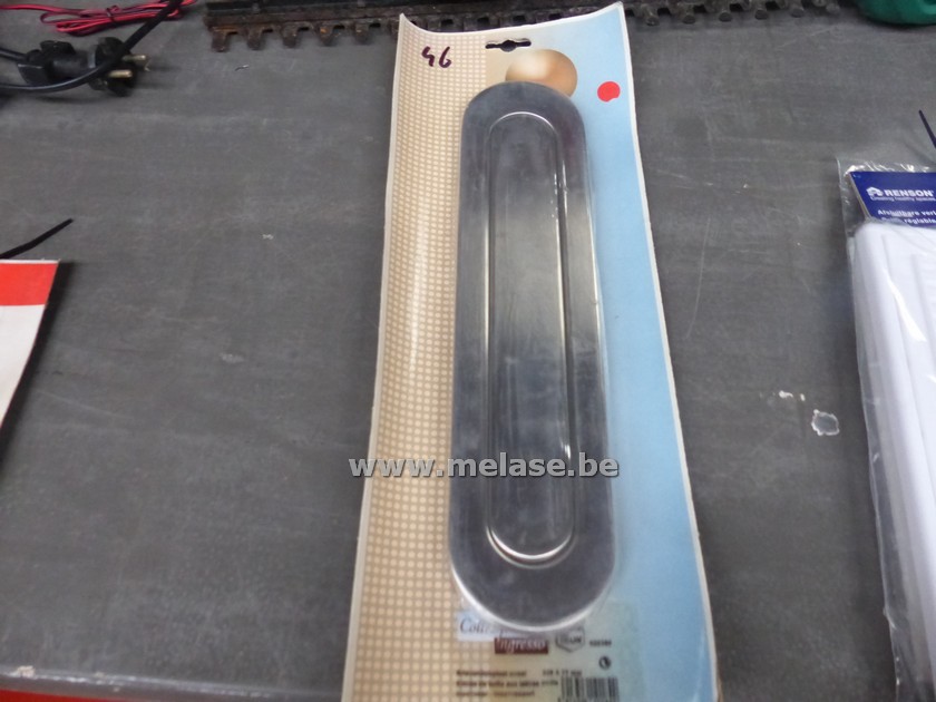 Brievenbusplaat "inox"
