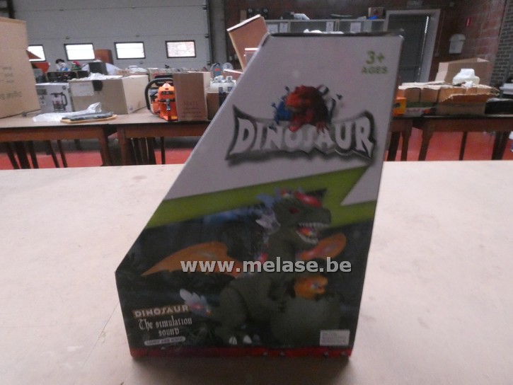 Dinosaurus "met licht en muziek"