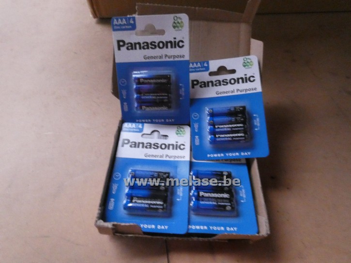 Batterijen "AAA - Panasonic"