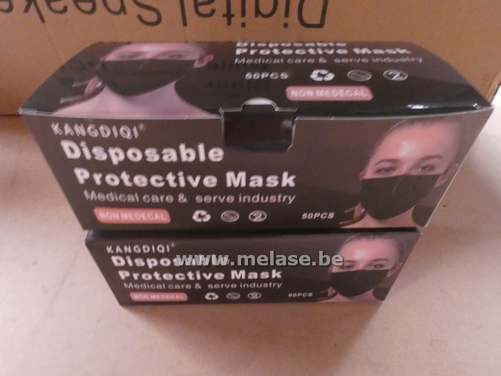 Mondmaskers "zwart"