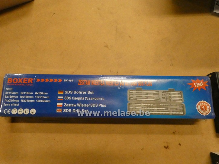 Borenset "Boxer - SDS"