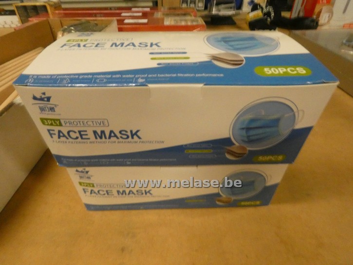 Mondmaskers "blauw"
