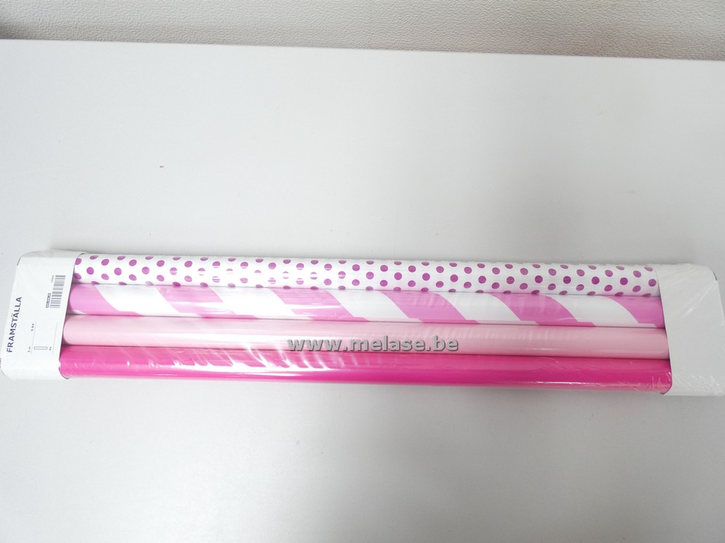 Geschenkpapier "paars/roze"