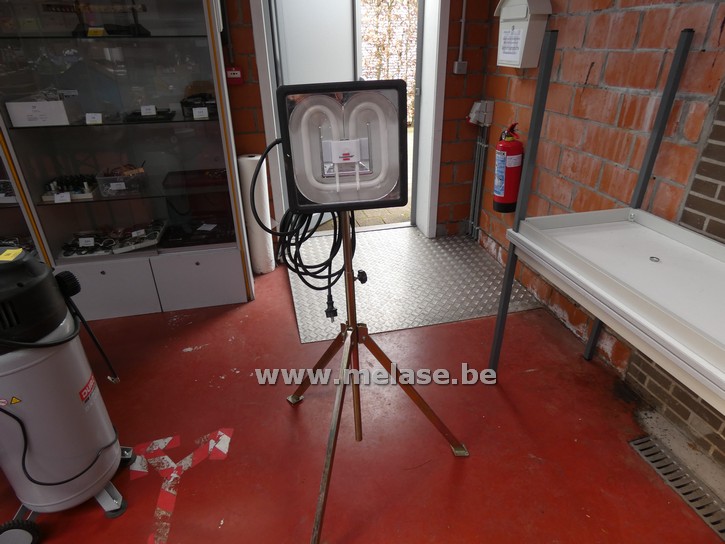 Werflamp op staander