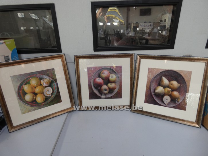 Prenten in kader "fruit"