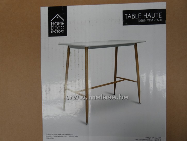 Hoge tafel "Home Deco Factory"