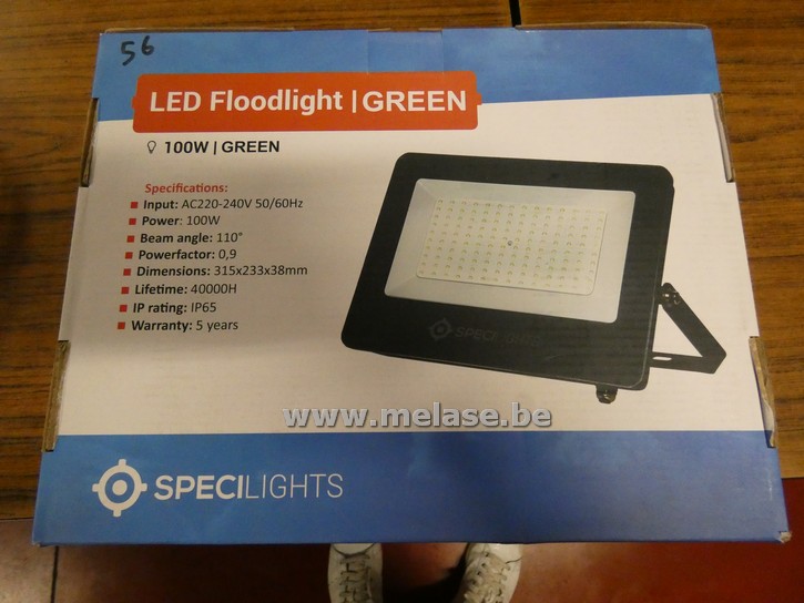 LED straler "Floodlight - green"