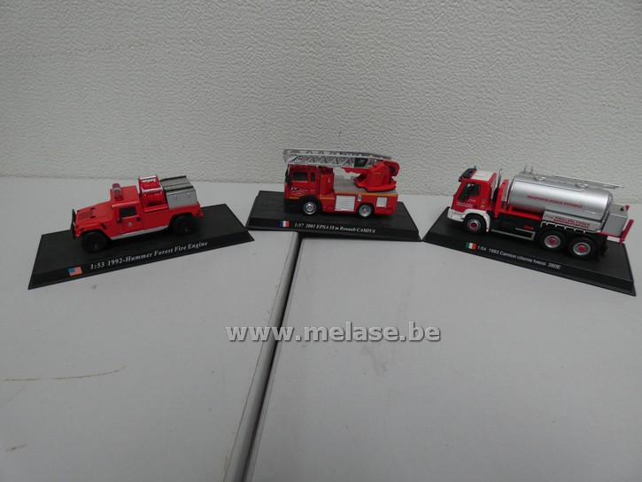 Miniatuurbrandweerwagens