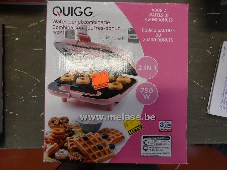 Wafel/donutmaker "Quigg"