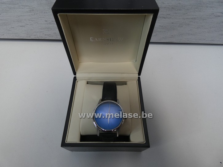 Herenhorloge "Earnschaw - blauw"