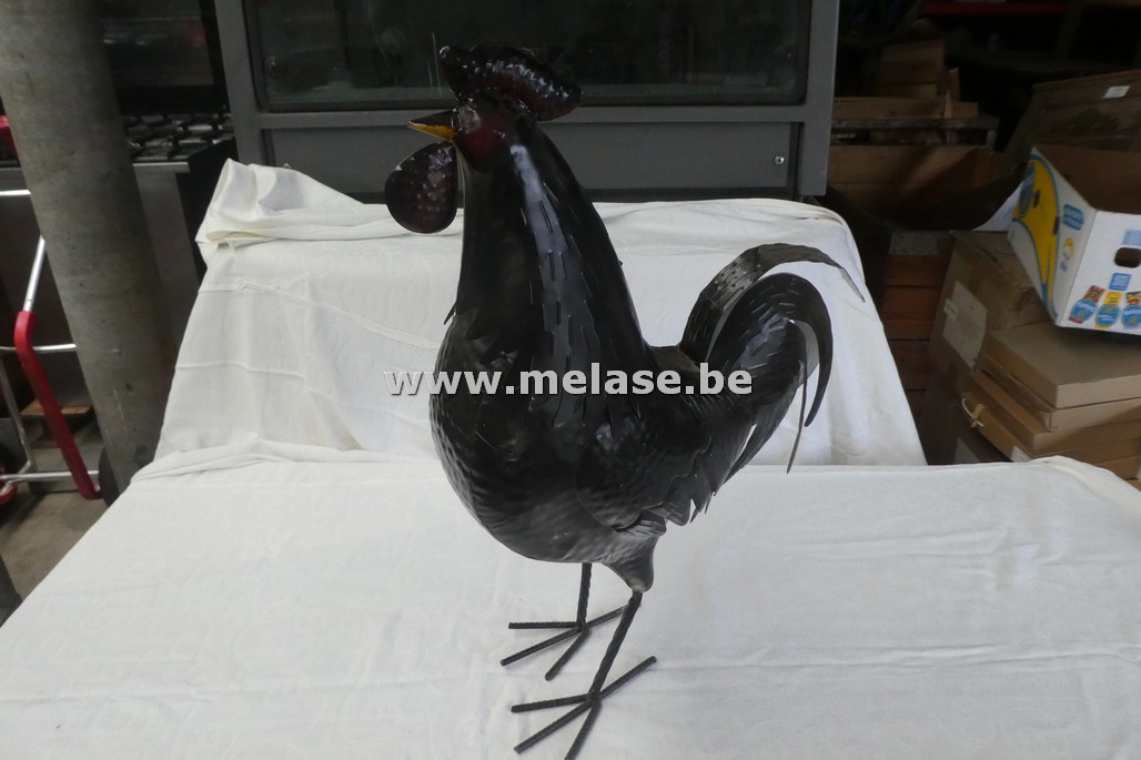 Metalen decoratie "kip"