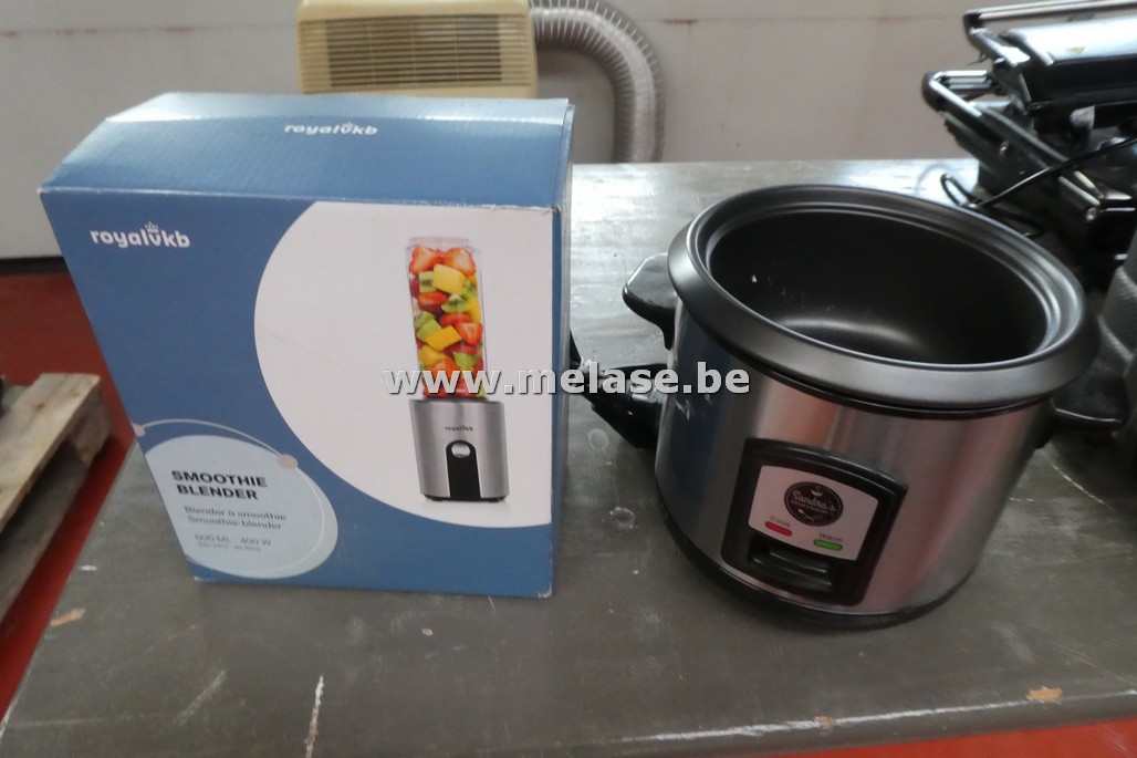 Smoothieblender en rijstkoker