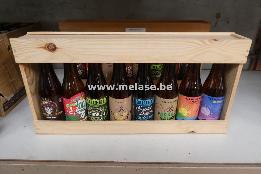 Geschenkverpakking bier "houten kist"