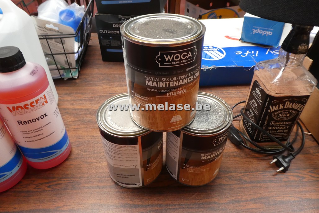 Olie voor houten vloer "Woca"