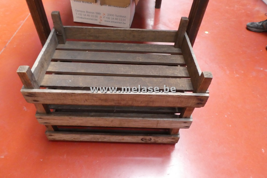 Houten vintage fruitbakken