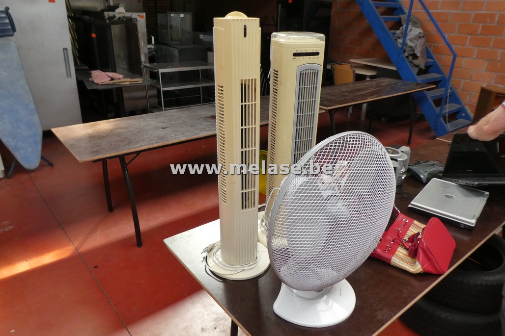 Tafelventilator + 2 kolomventilators