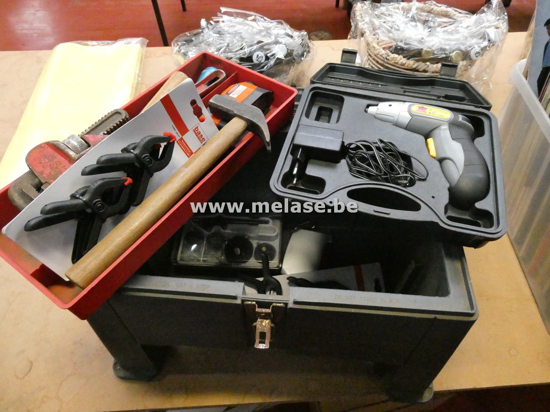 Gereedschapskoffer + inhoud