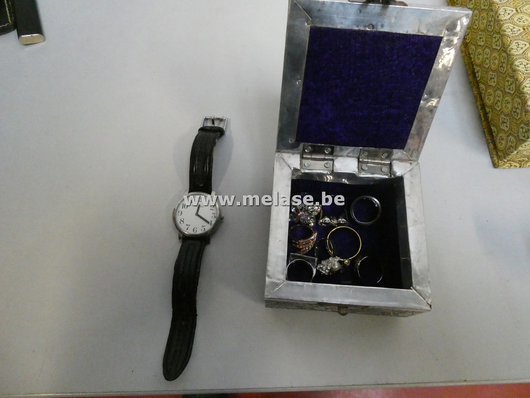 Juwelenkoffertje + inhoud