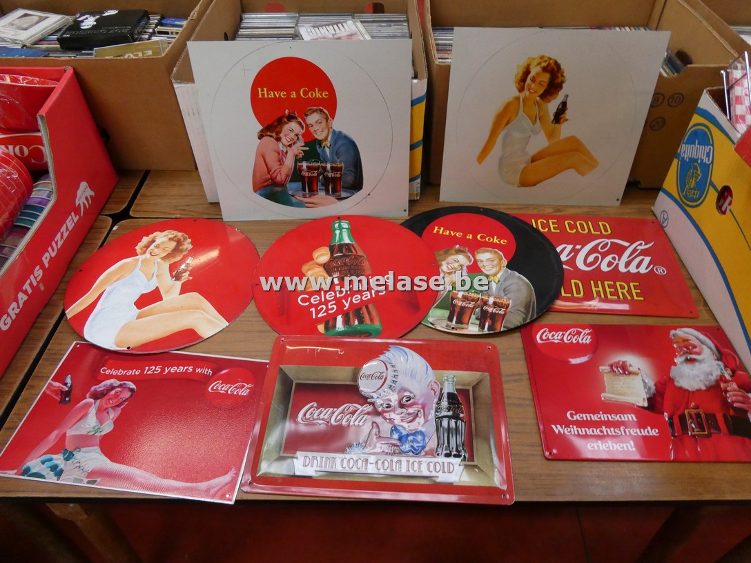 Coca-cola varia "wanddecoratie"