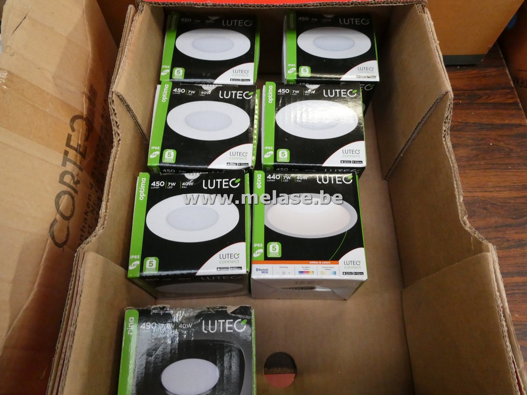 LED plafondspots "Lutec Optima"