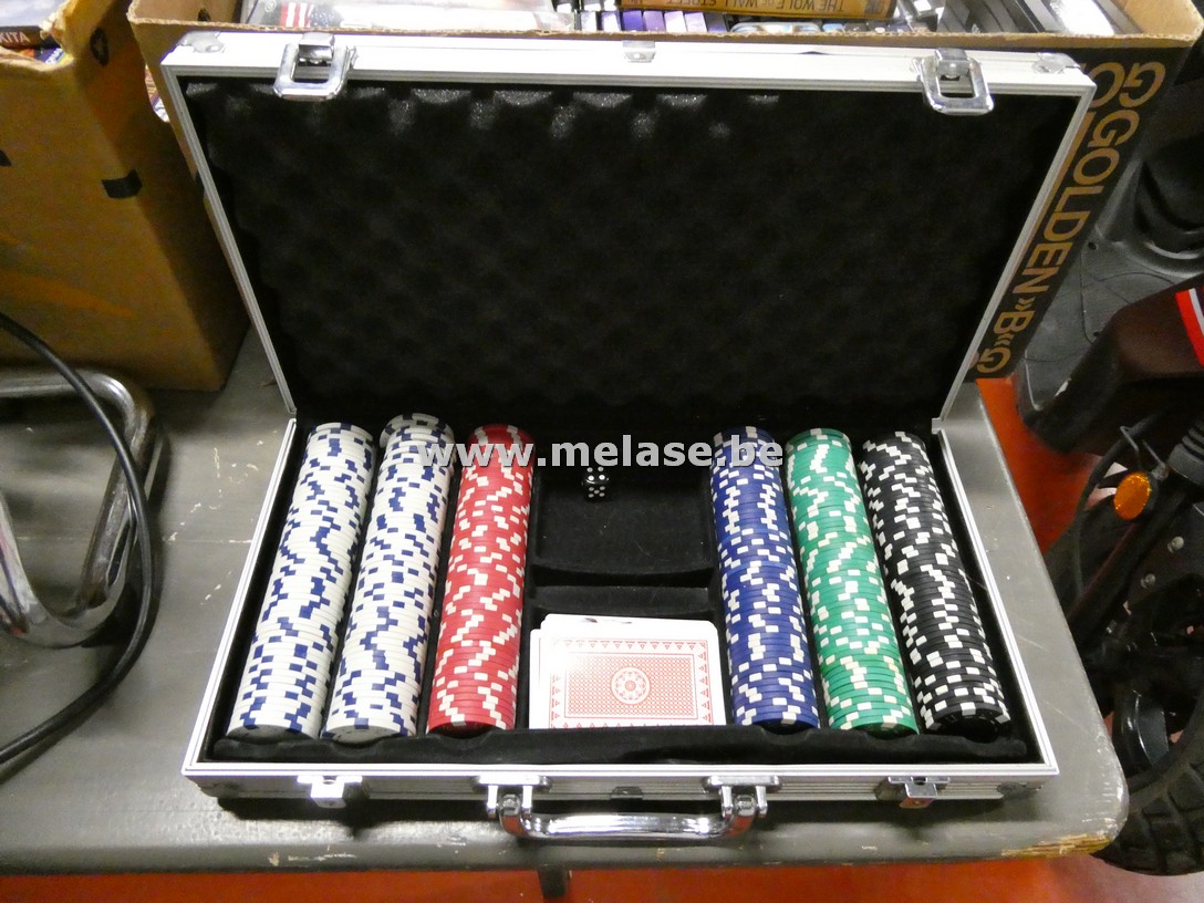 Pokerset in koffer