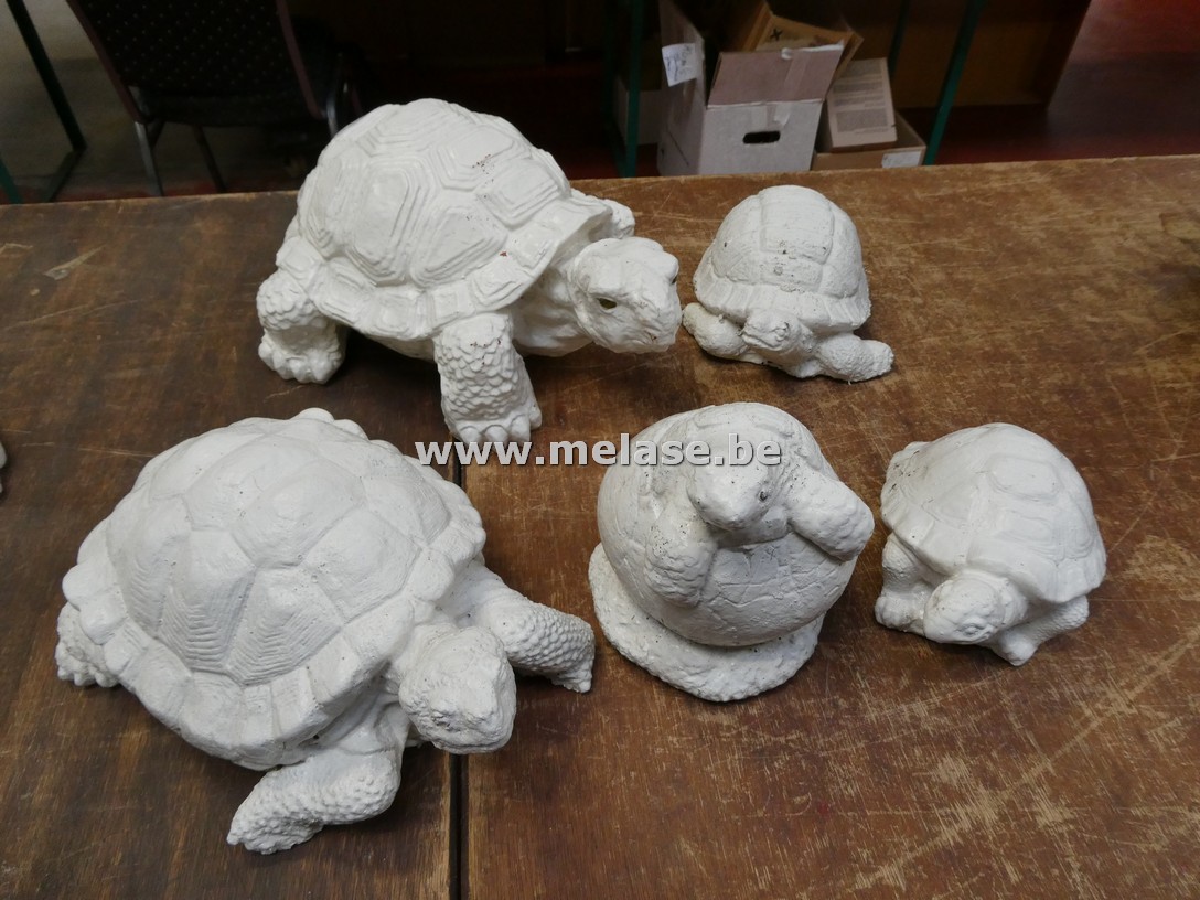 Betonnen tuinbeelden "schildpadden"