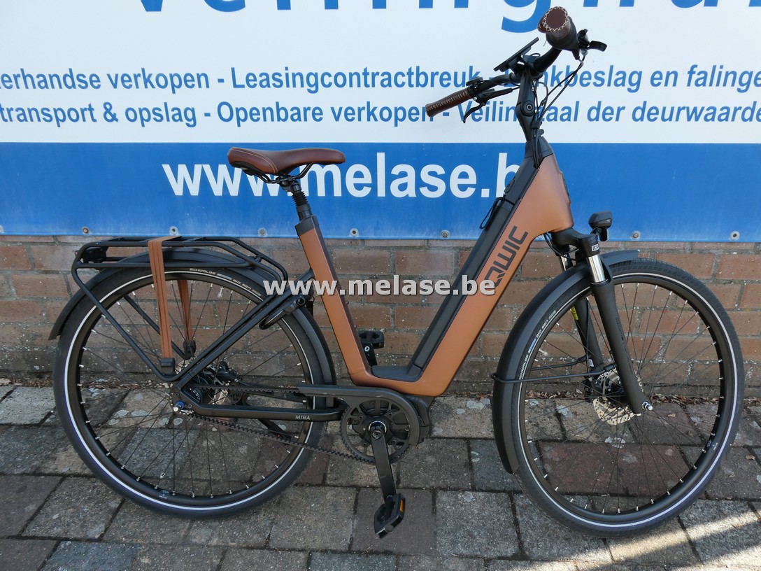 Elektrische fiets "Qwic - roestbruin"