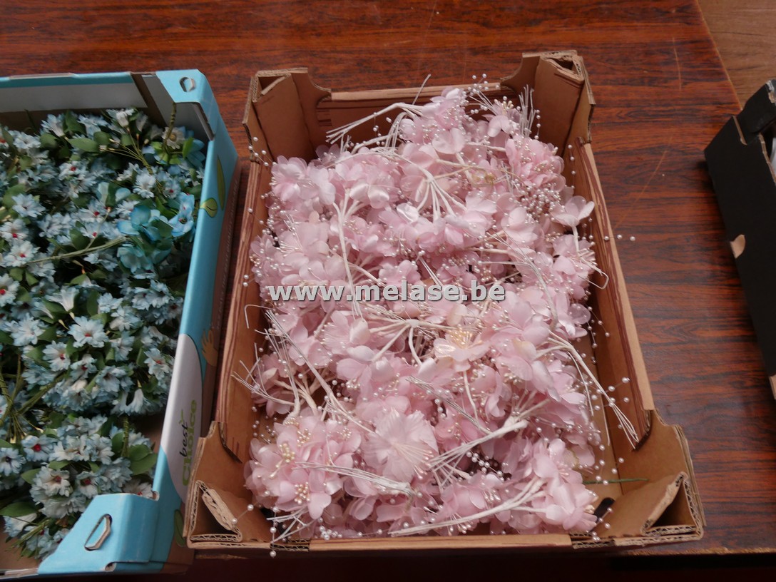 Decoratiebloemen "roze"