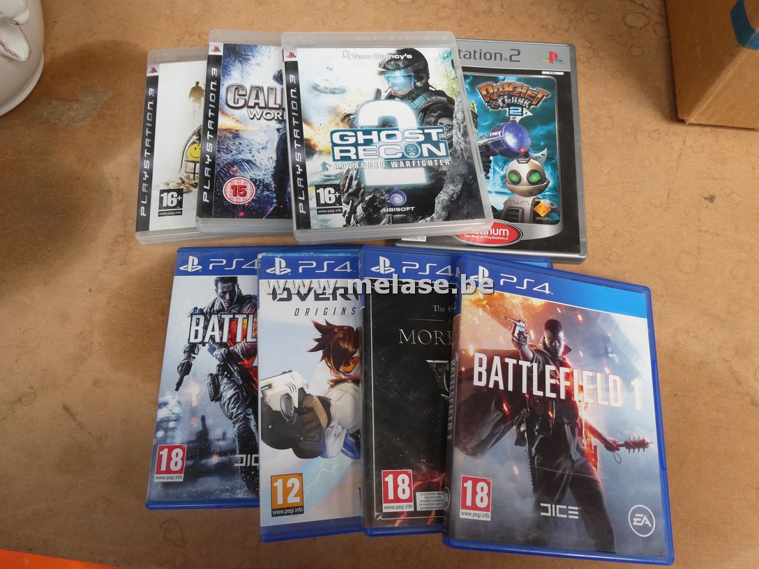 Playstationspelen "PS2 - PS3"