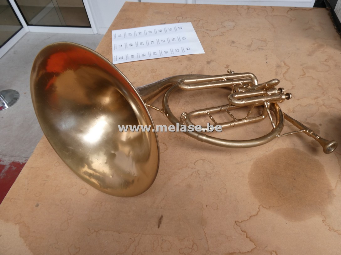 Vintage koperen Mellofoon