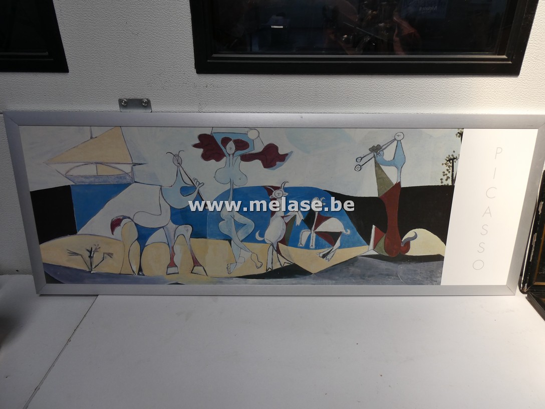 Prent in kader "La Joie de Vivre - Picasso"