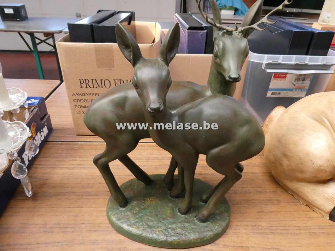 Beeld "2 hertjes"