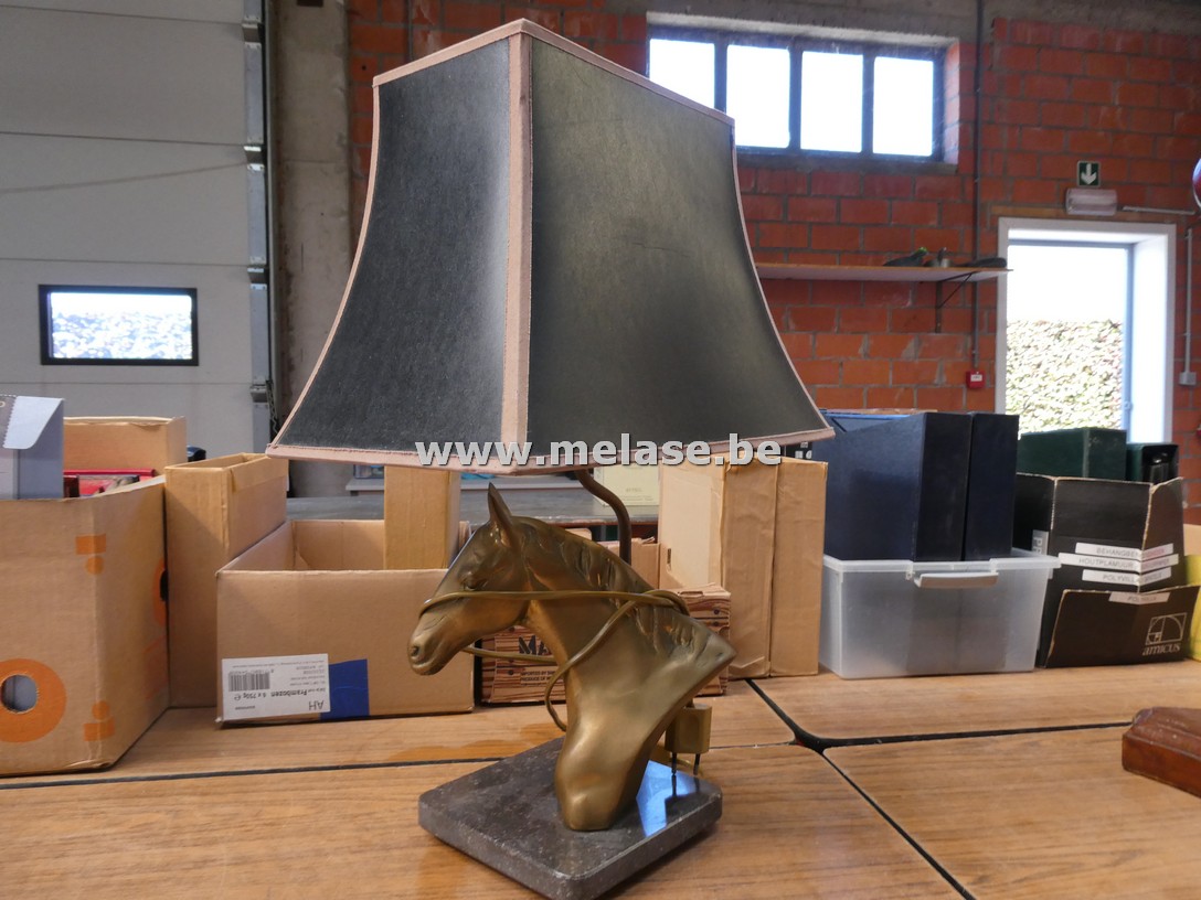 Tafellamp "paardenhoofd"