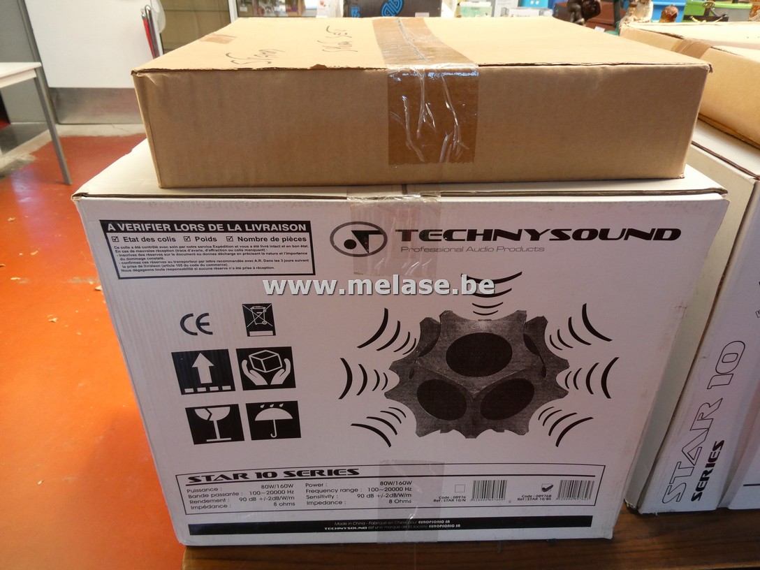 Box op voet "Star 10 - Technysound - bruin"