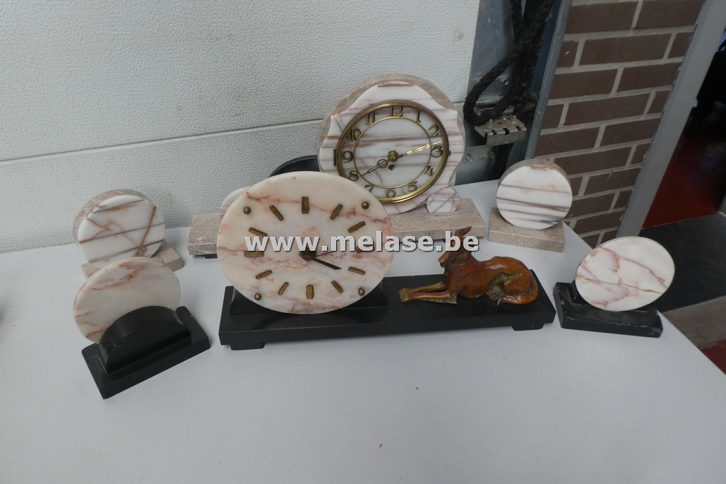 Art Deco schouwgarnituren