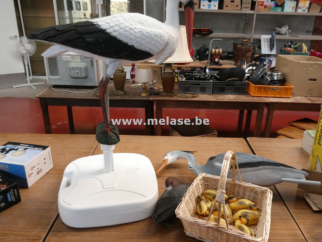 Vijverfiguren "Reigers - eendjes"