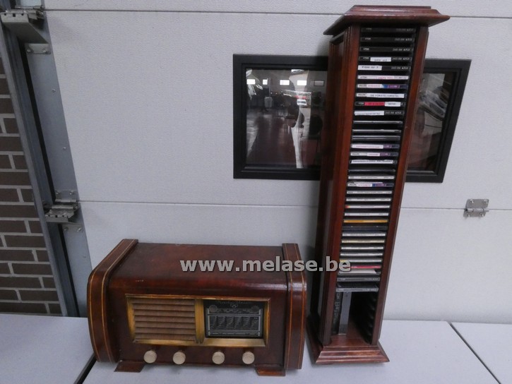 Antieke radio "radio Union"