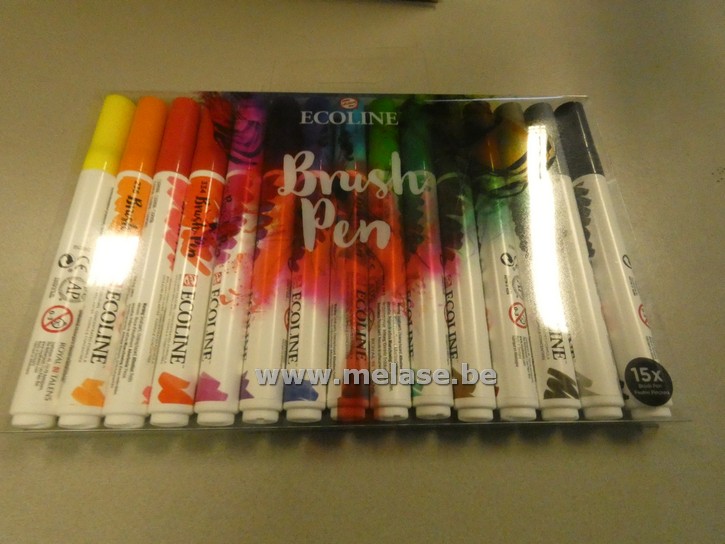 Brush Pens set "Ecoline - 15-delig"