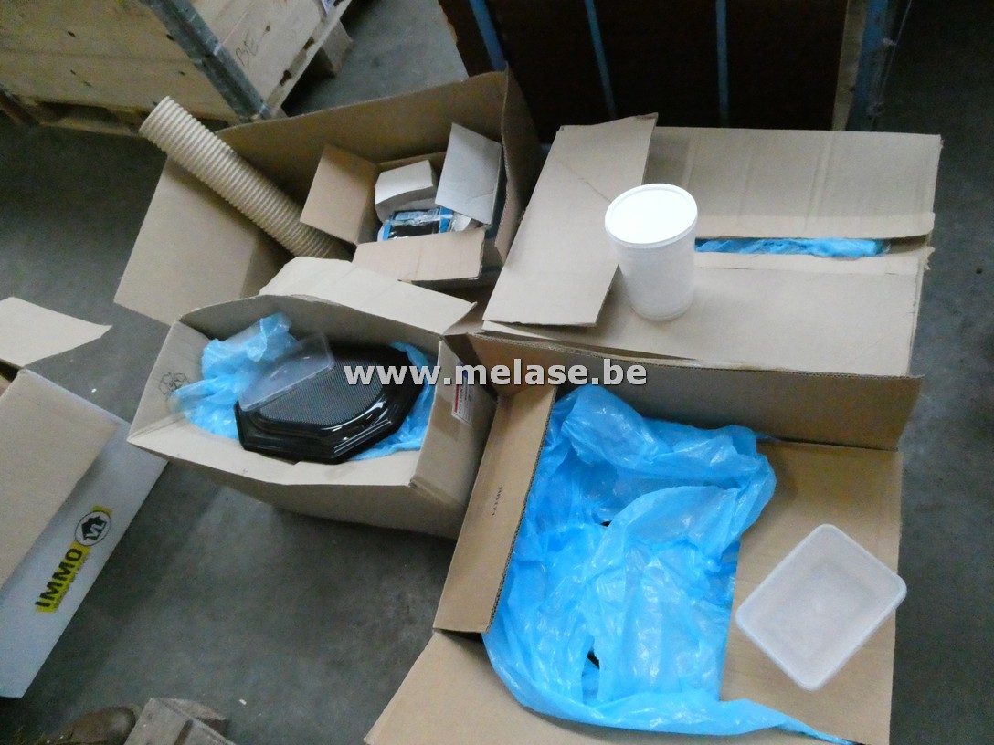 Partij verpakkings/take-away materiaal