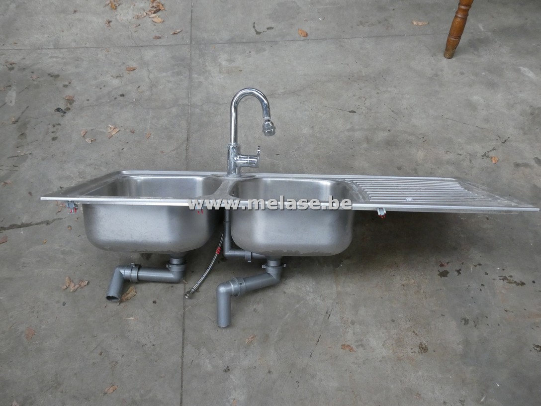 Dubbele spoelbak "Franke"