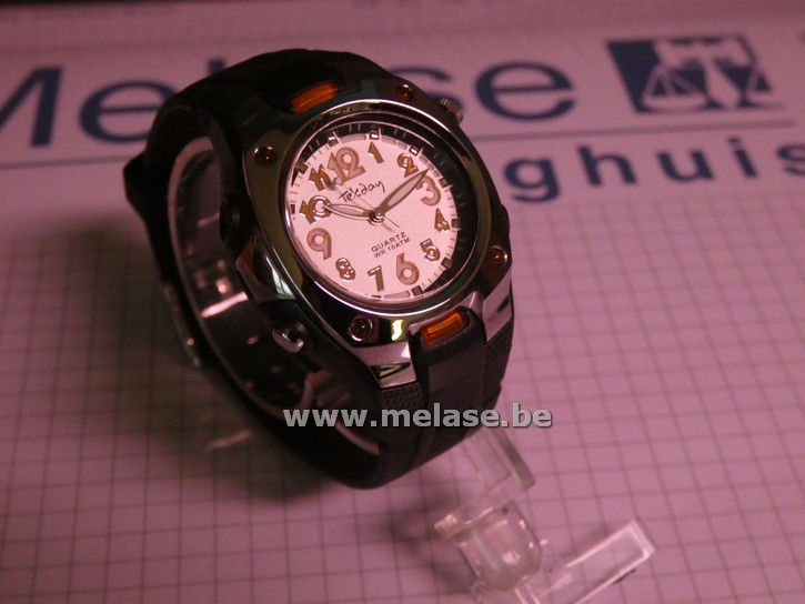 Horloge "Tekday - zwart"