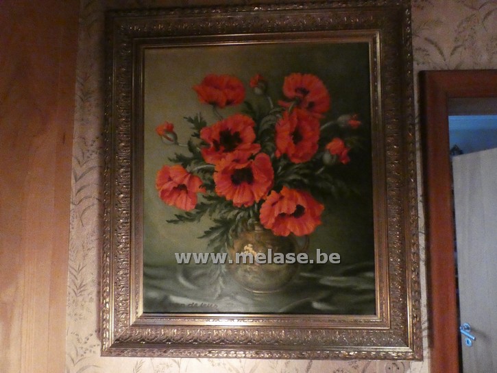 Schilderij "vaas met bloemen"